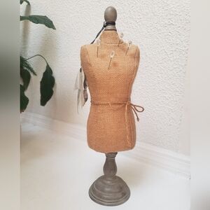 A Mini Mannequin Dress Form Jewelry Display 16"